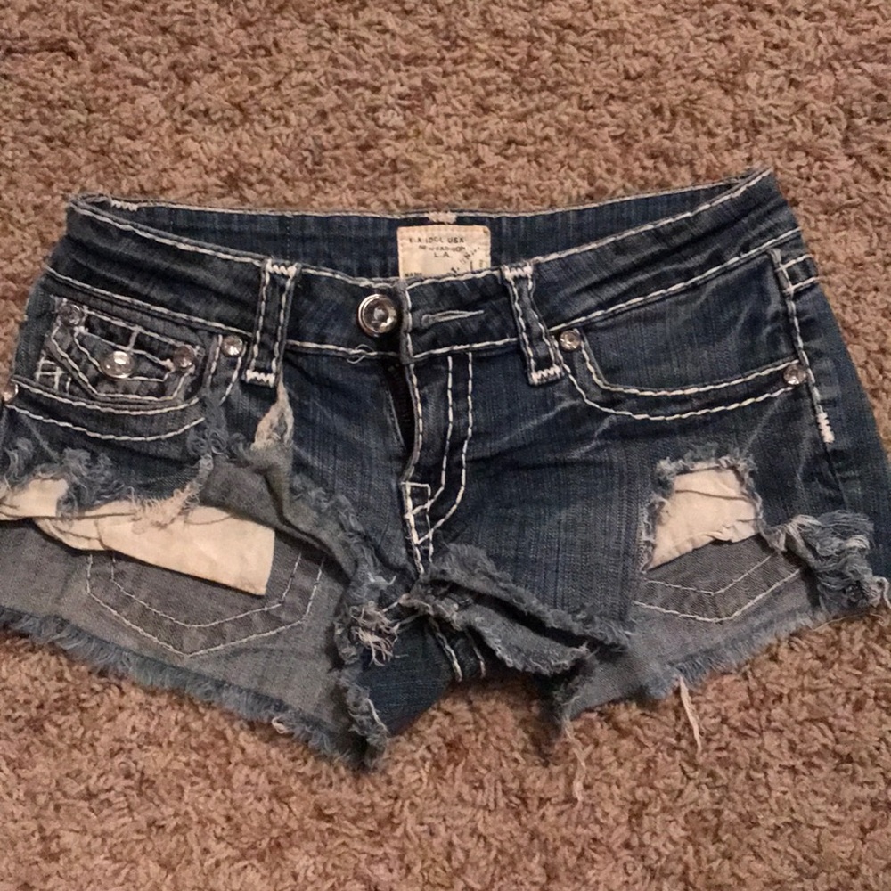 jean shorts size S